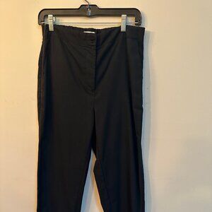 Maeve Anthropologie Straight Ankle Pants – Size 6 Black | High Waist |